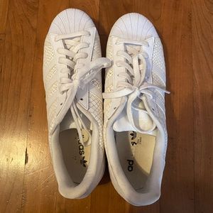 Adidas White Superstars